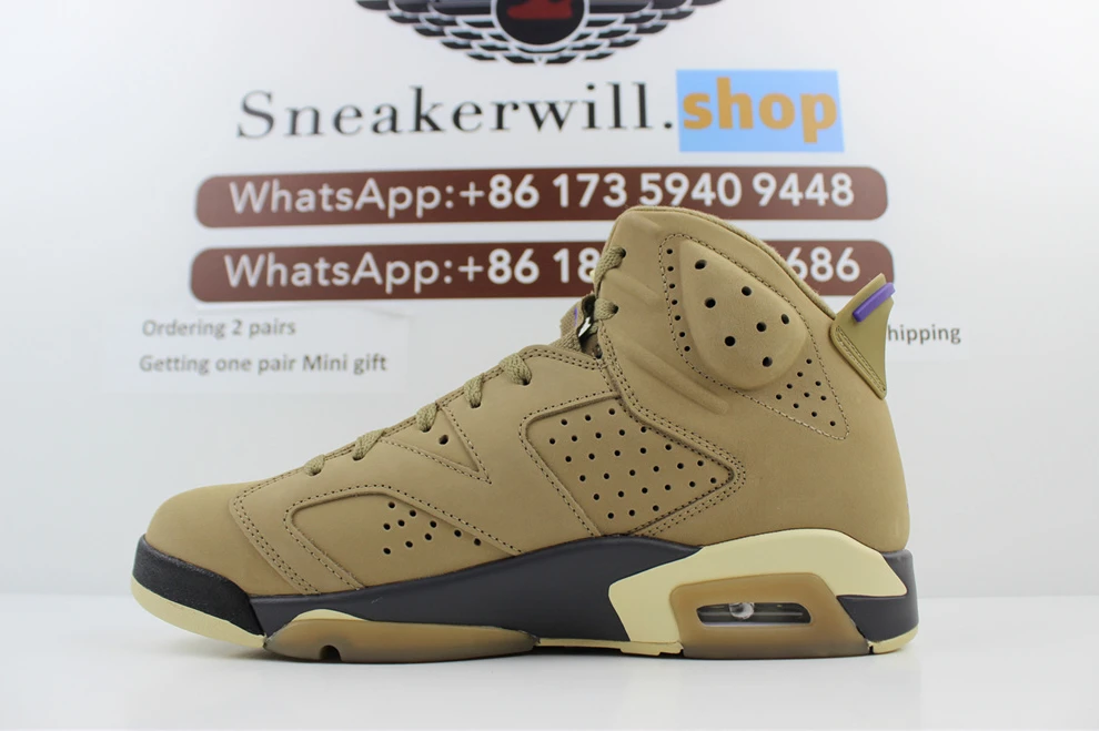 2428 GOAT Air Jordan 6 WMNS Gore-Tex “Brown Kelp” ModernLook 977