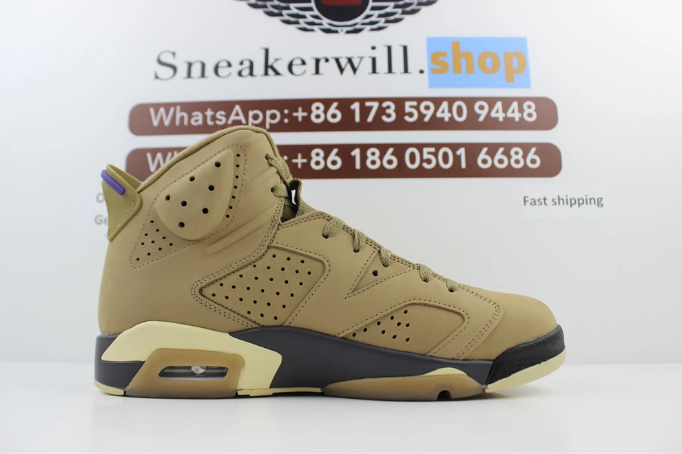 2428 GOAT Air Jordan 6 WMNS Gore-Tex “Brown Kelp” ModernLook 977