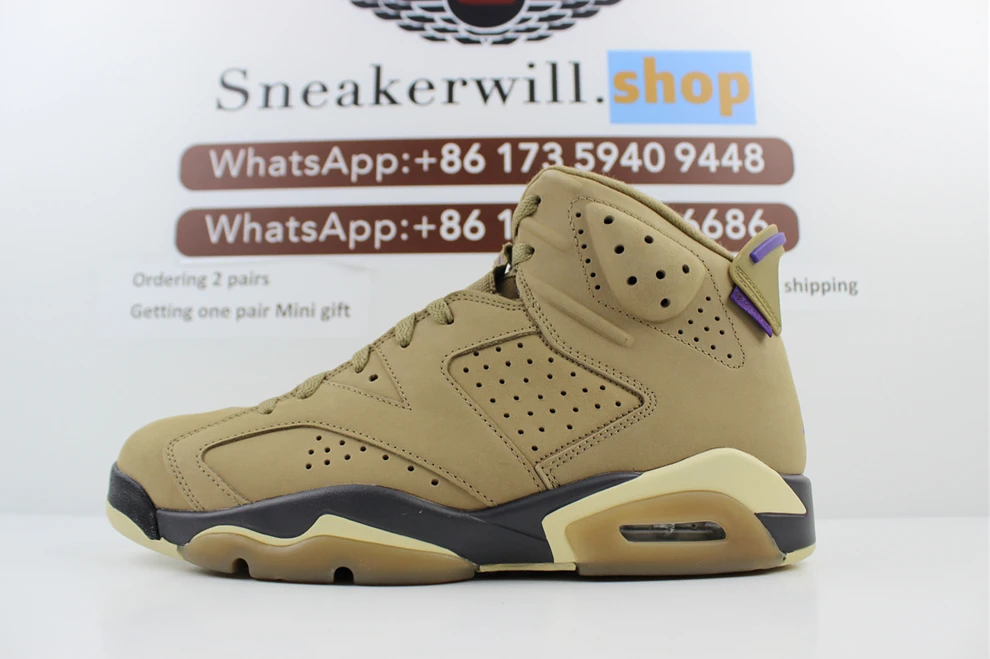2428 GOAT Air Jordan 6 WMNS Gore-Tex “Brown Kelp” ModernLook 977