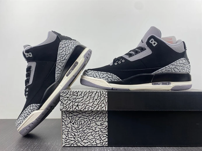 2637 Air Jordan 3 WMNS “Off Noir” CK9246- EasyMatch 733