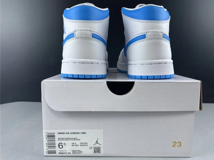 2713 Jordan1 Mid UNC BQ6472- Trendy 508
