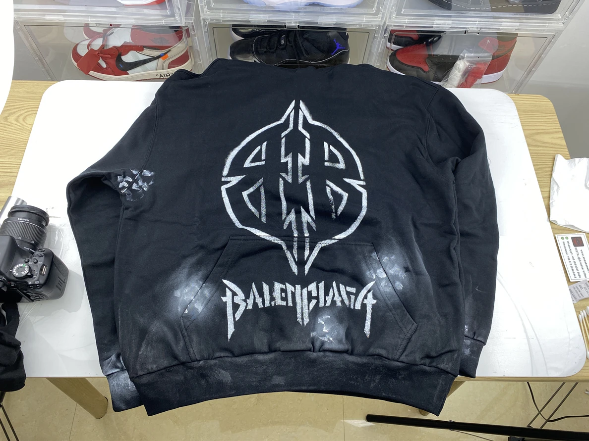 2840 Balenciaga Graffit Black Comfortable 66