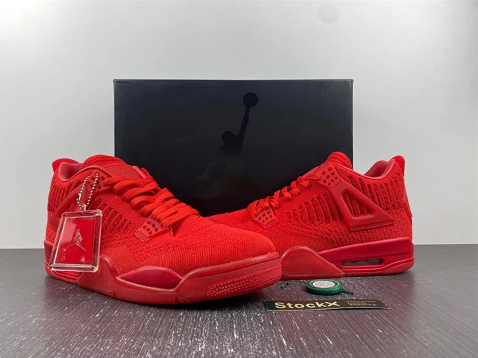 2856 Jordan 4 Retro Flyknit Red  AQ3559- WellDesigned 832