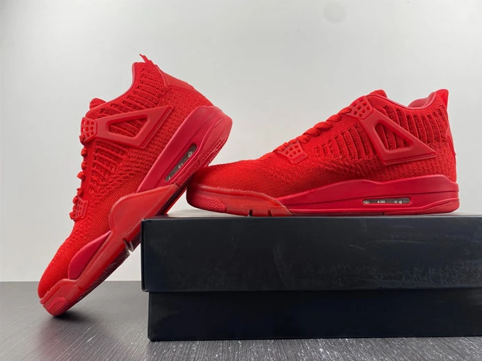 2856 Jordan 4 Retro Flyknit Red  AQ3559- WellDesigned 832