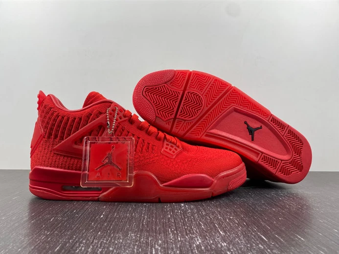 2856 Jordan 4 Retro Flyknit Red  AQ3559- WellDesigned 832