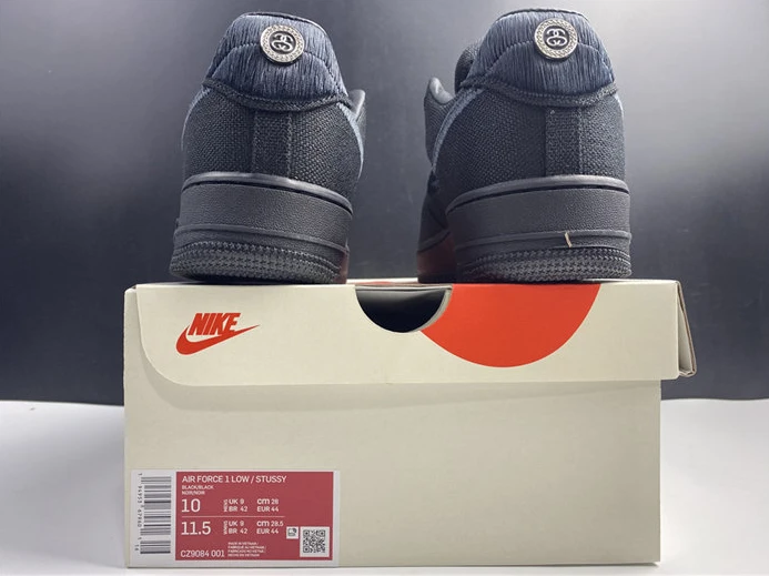 2994 Nike Air Force 1 Low Stussy Black CZ9084- NewStyle 2445