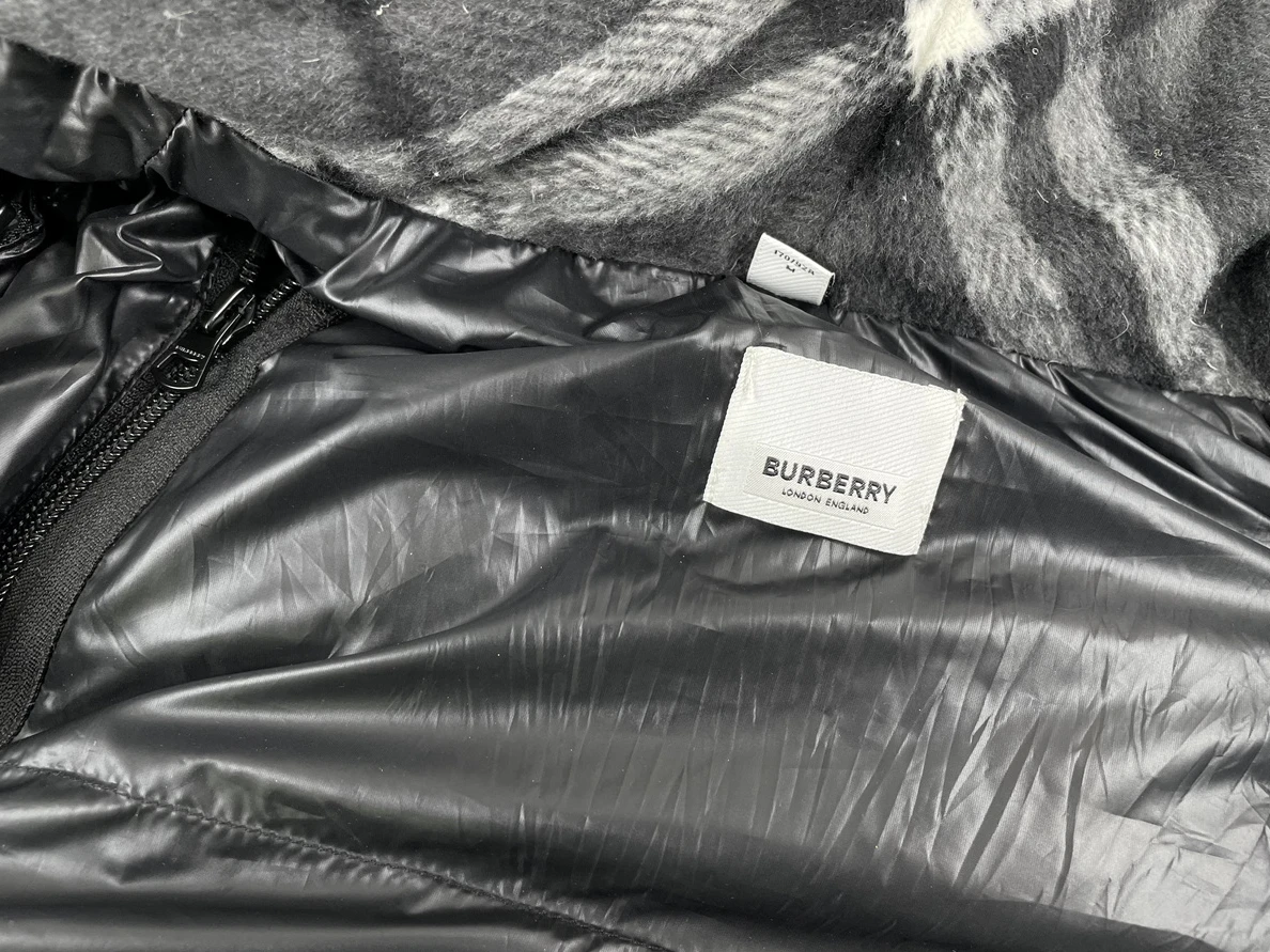 3217 Burbberry Black Winter Coat   Jacket DailyWear 45