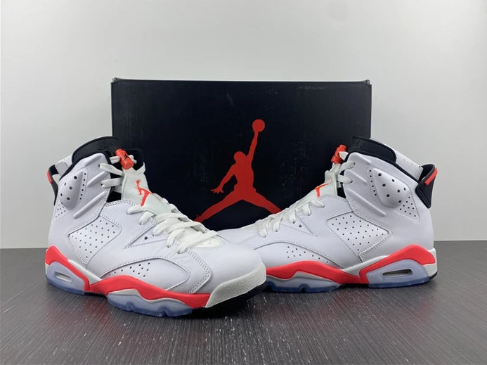 3252 Jordan 6 Retro Infrared White 384664- BestValue 988