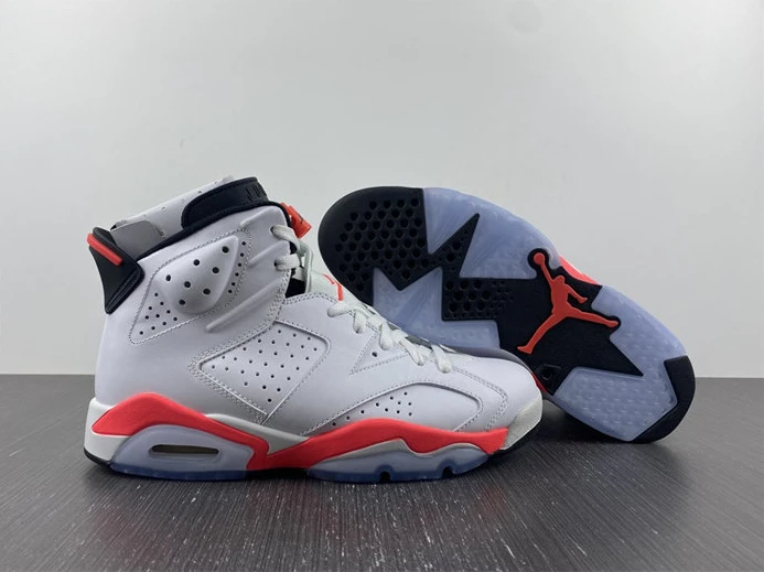 3252 Jordan 6 Retro Infrared White 384664- BestValue 988