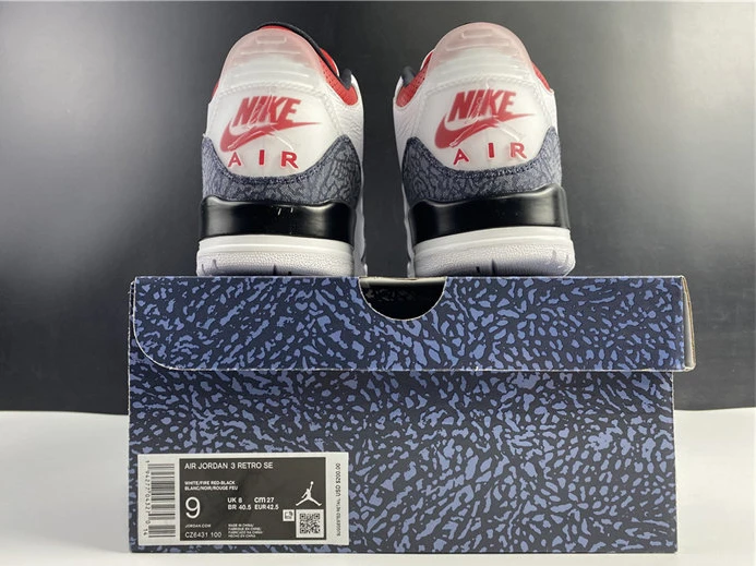 3282 Jordan3 SE Fire Red Denim CZ6431- StreetReady 756