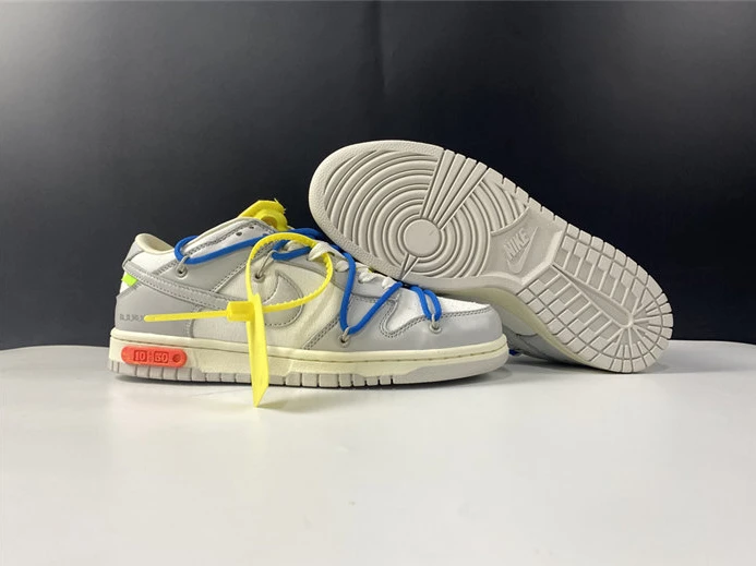 3293 Nike Dunk Low Off-White Lot 10 DM1602- GoAnywhere 1913