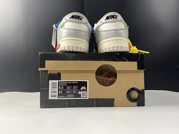 3293 Nike Dunk Low Off-White Lot 10 DM1602- GoAnywhere 1913