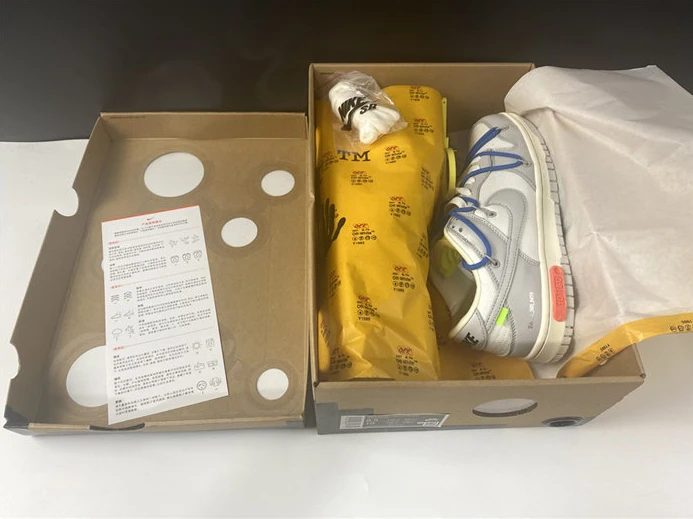 3293 Nike Dunk Low Off-White Lot 10 DM1602- GoAnywhere 1913