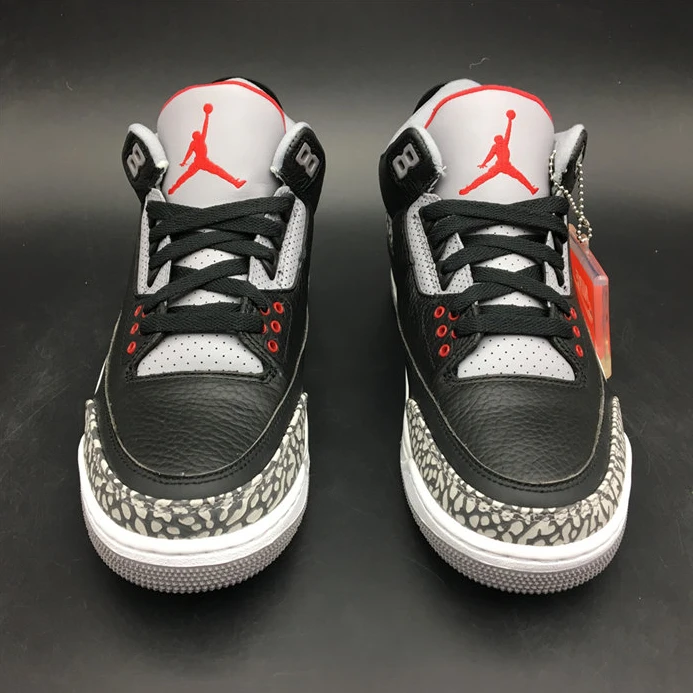 3411 Jordan3 Black Cement 854261- Trendy 778