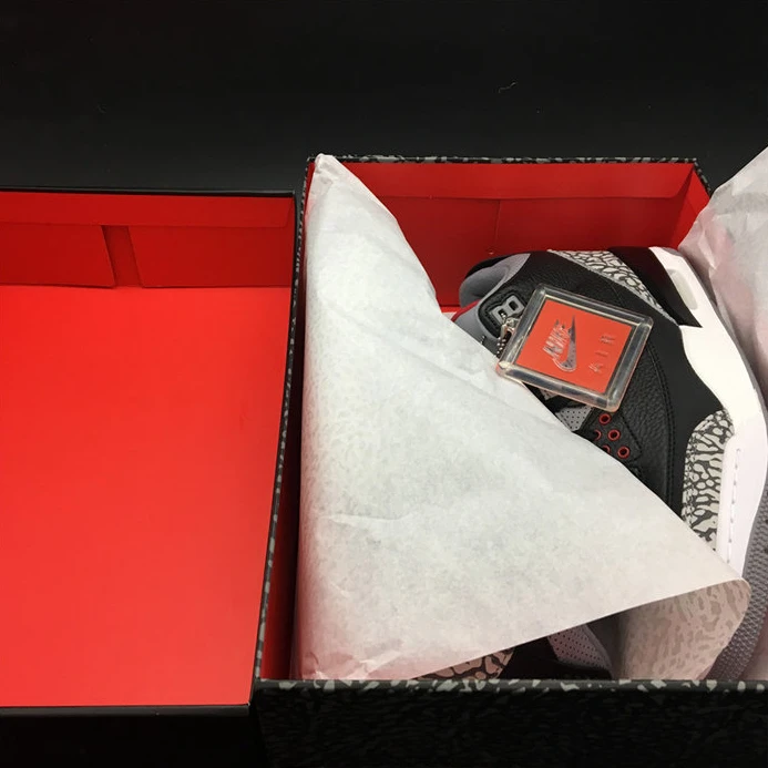 3411 Jordan3 Black Cement 854261- Trendy 778