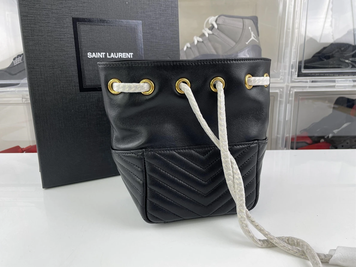 3511 YSL Mini Black Bucket ( 19 x 13 x 13 cm) Affordable 278