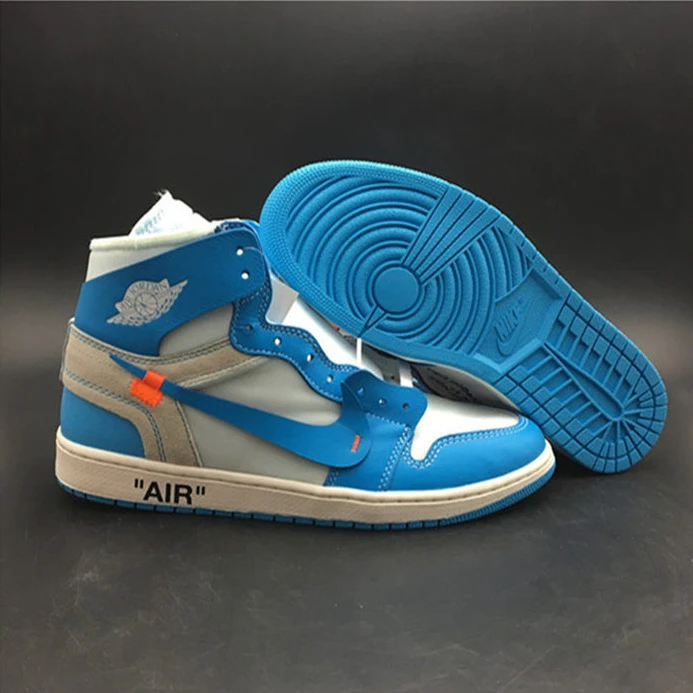 3549 Jordan1 Retro Off-White University Blue AQ0818- Fashionable 558