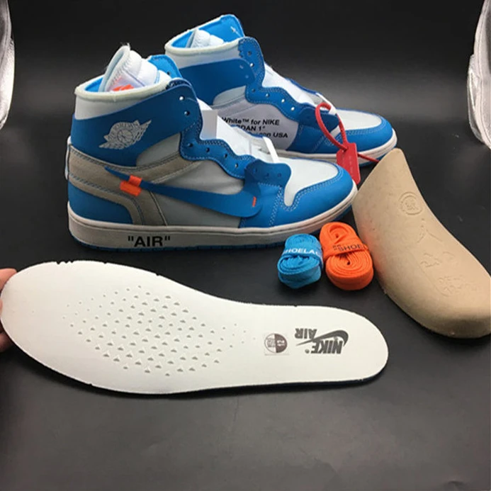 3549 Jordan1 Retro Off-White University Blue AQ0818- Fashionable 558