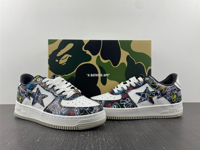 3708 A Bathing Ape Bape Sta Medicom Toy Bearbrick Camo Black SmartChoice 2791