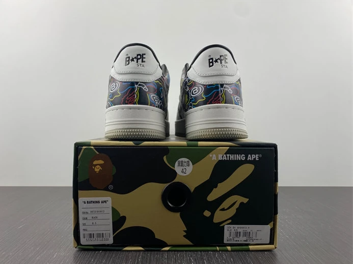 3708 A Bathing Ape Bape Sta Medicom Toy Bearbrick Camo Black SmartChoice 2791