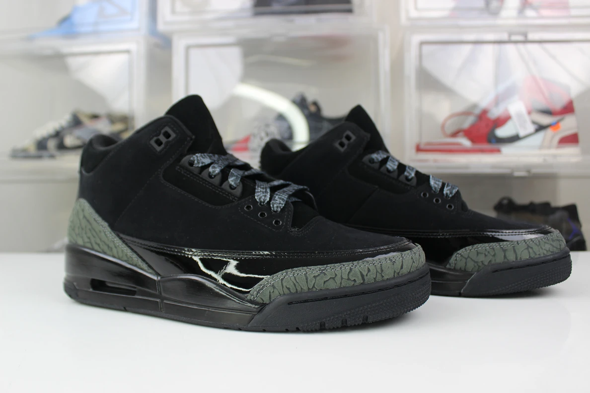3715 GOAT Air Jordan 3 Black Cat 2024 version HighQuality 714