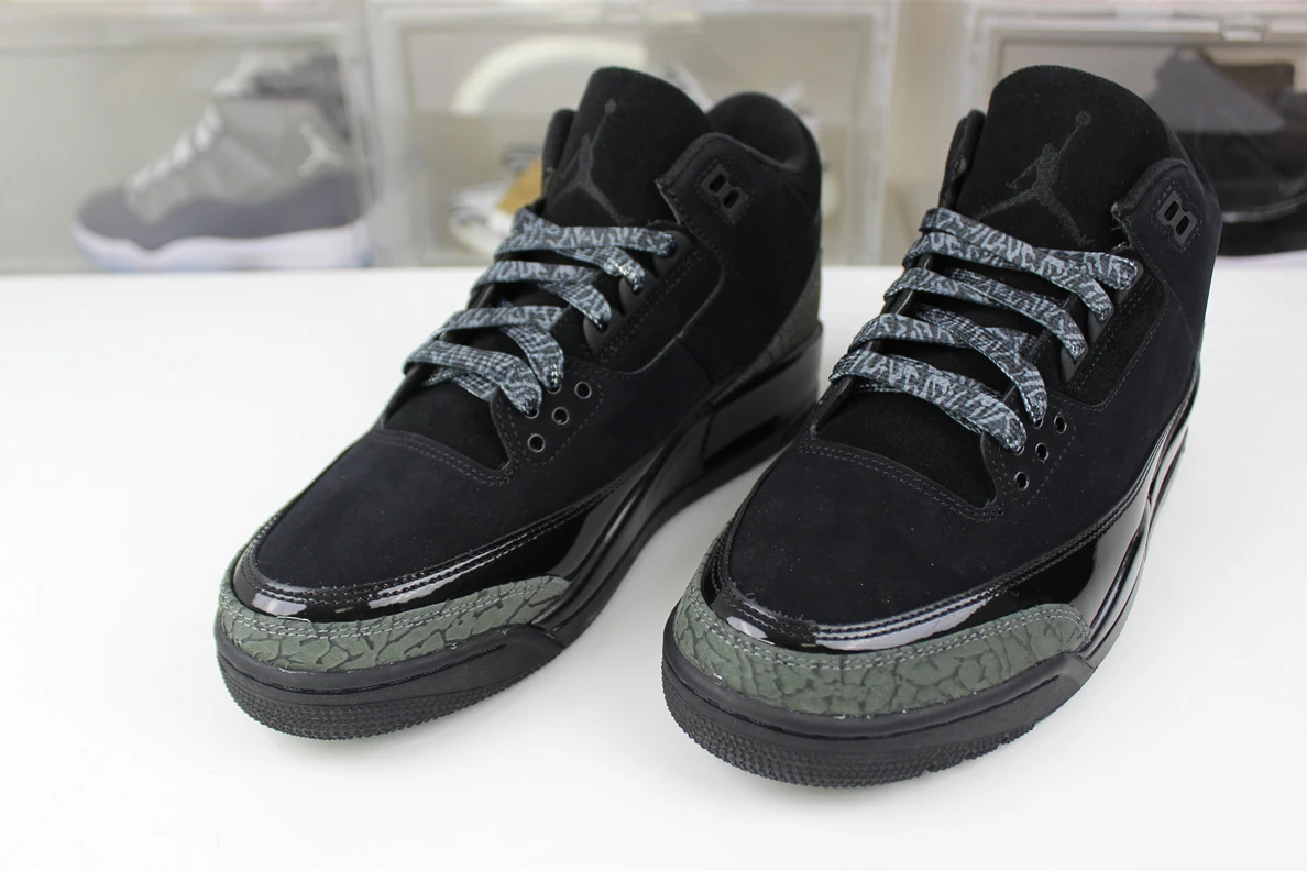 3715 GOAT Air Jordan 3 Black Cat 2024 version HighQuality 714