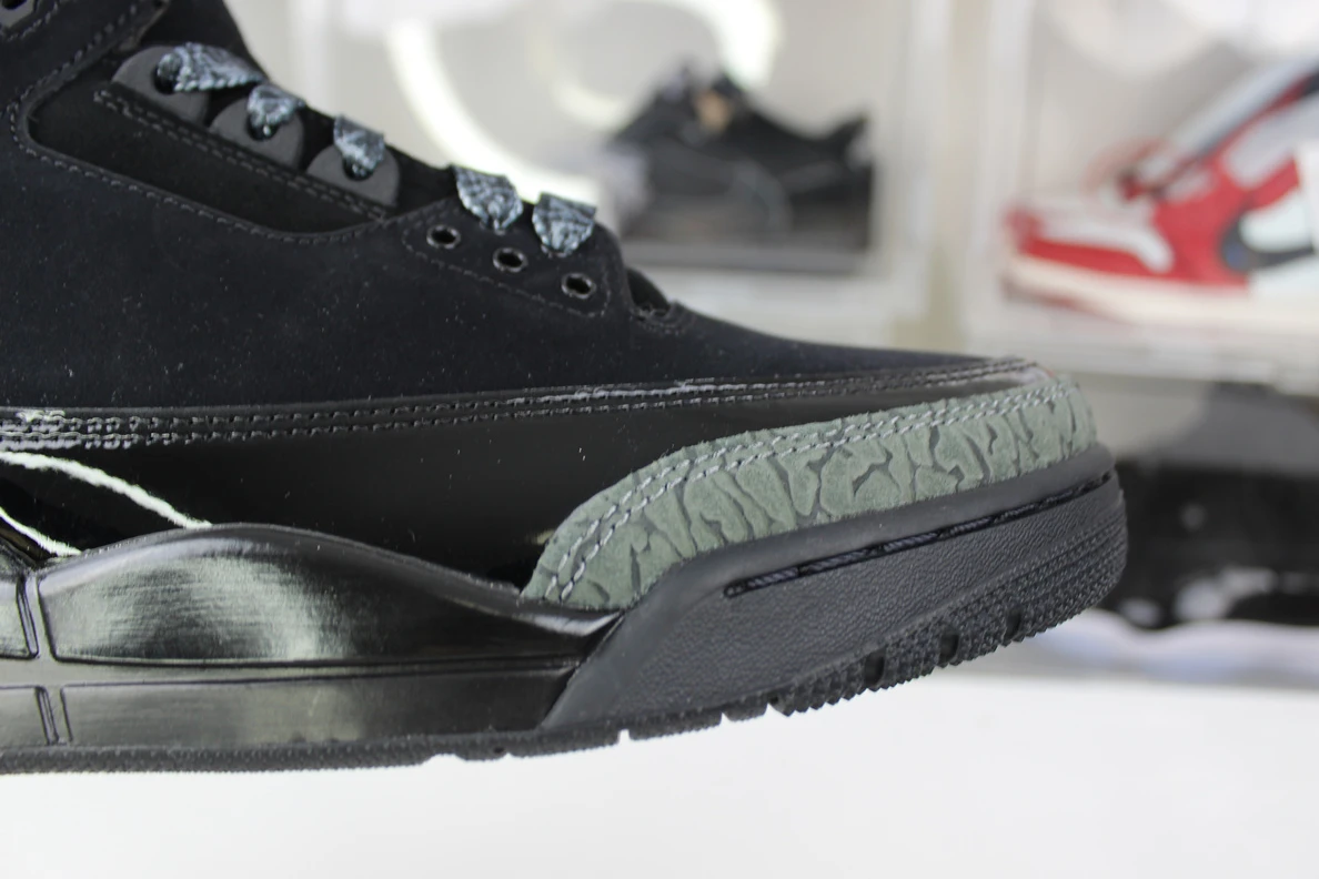 3715 GOAT Air Jordan 3 Black Cat 2024 version HighQuality 714