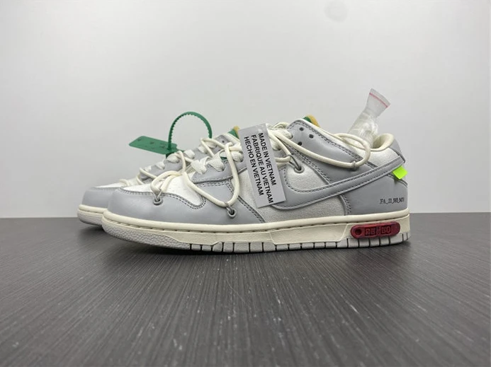 3767 Nike Dunk Low Off-White Lot 25 DM1602- GoodFit 2334