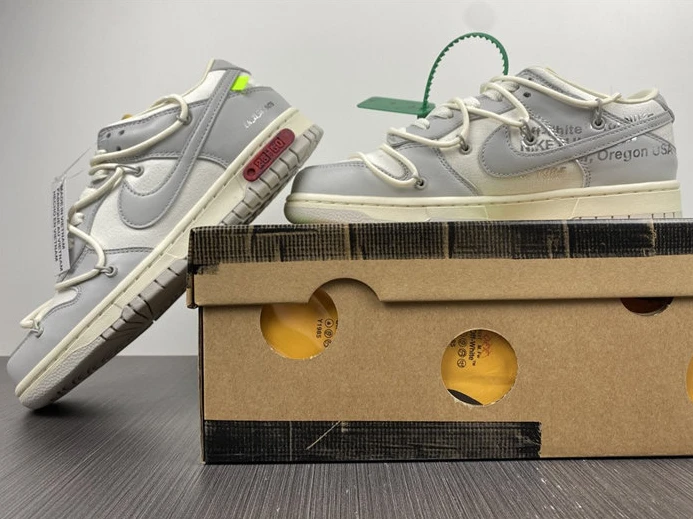 3767 Nike Dunk Low Off-White Lot 25 DM1602- GoodFit 2334