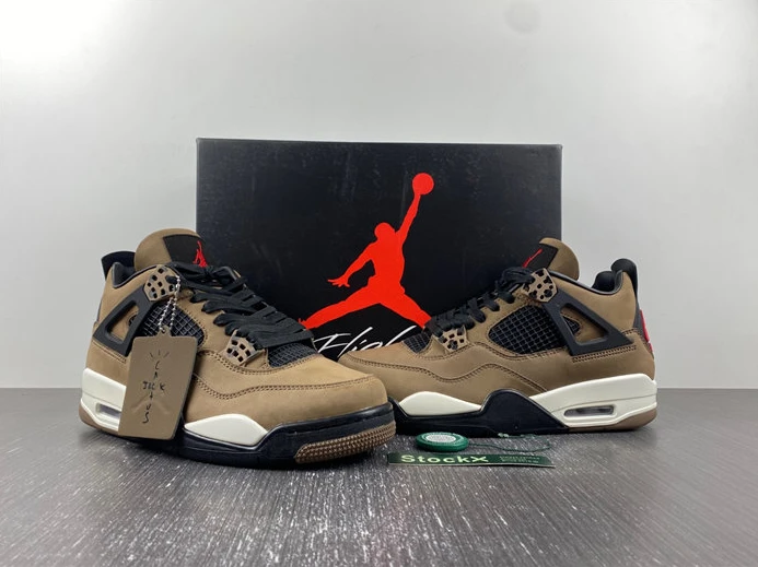 3896 Jordan 4 Retro Travis Scott Olive AJ4- GoAnywhere 837