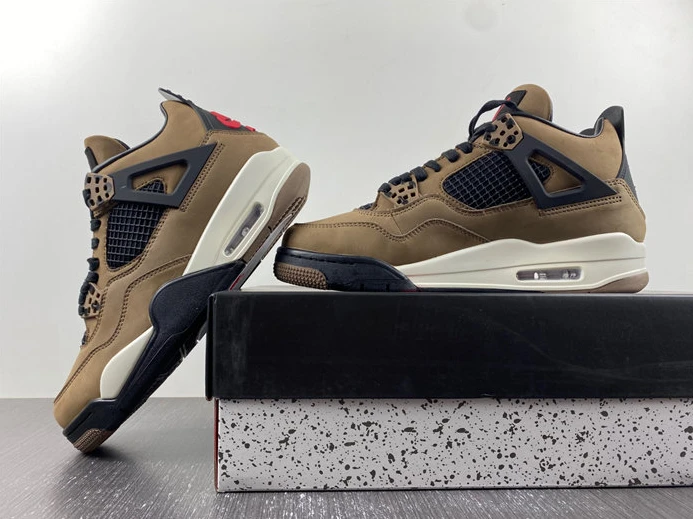 3896 Jordan 4 Retro Travis Scott Olive AJ4- GoAnywhere 837