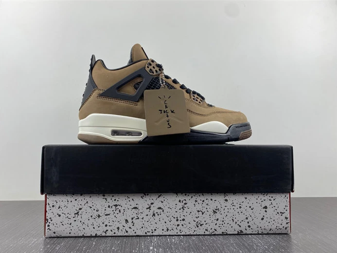 3896 Jordan 4 Retro Travis Scott Olive AJ4- GoAnywhere 837
