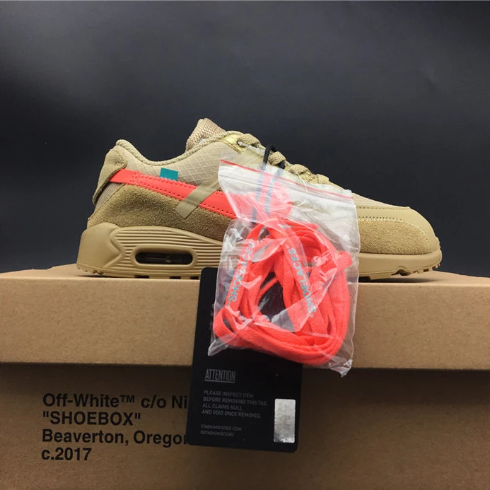4120 Nike Air Max 90 OFF-WHITE Desert Ore BV0852- HighQuality 2318