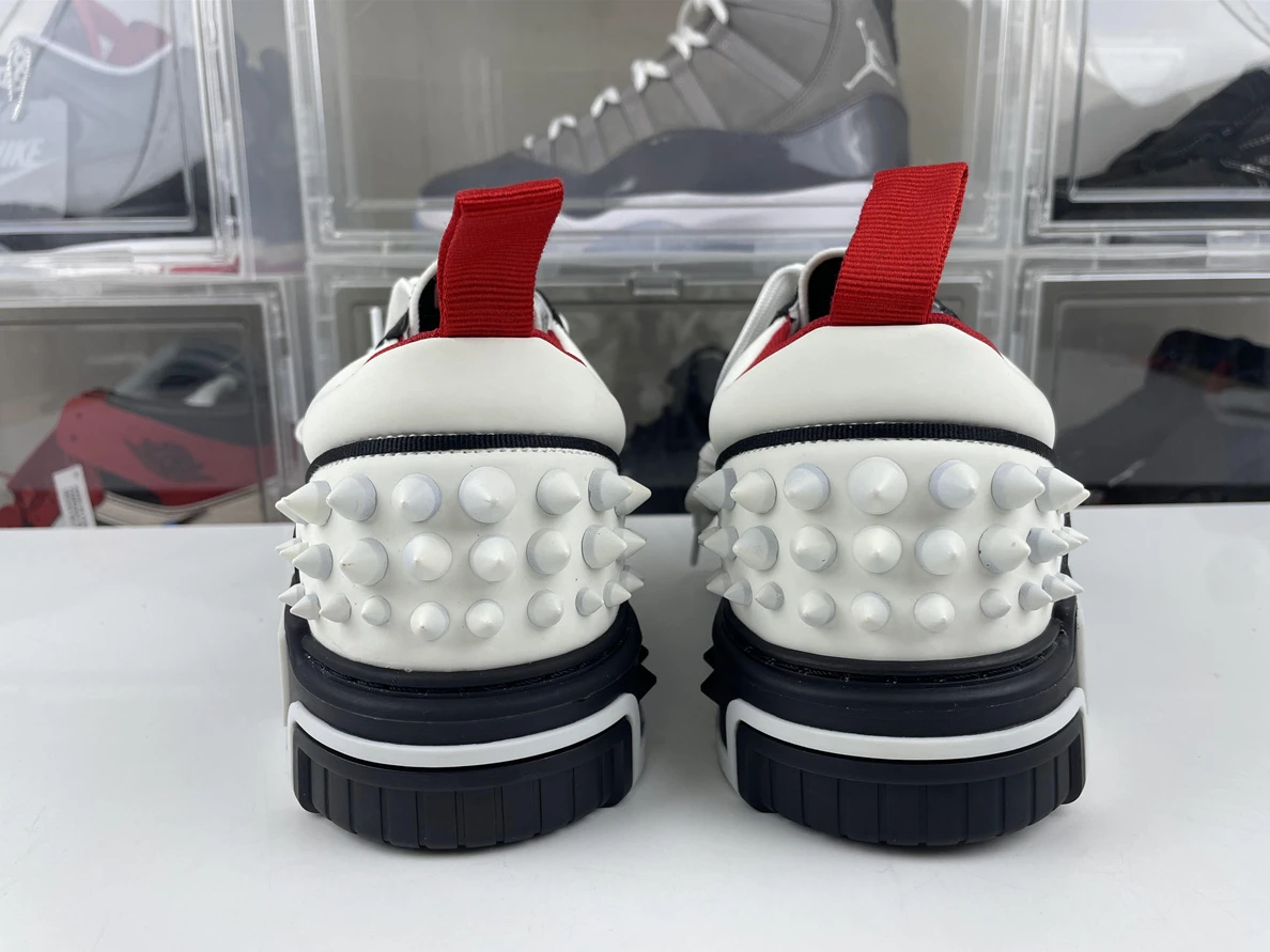 413 Christian Louboutin Black White GoodFit 3593