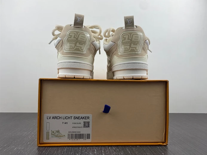 4333 Louis Vuitton LV Skate Sneaker Beige White 1AARQH Trendy 1513