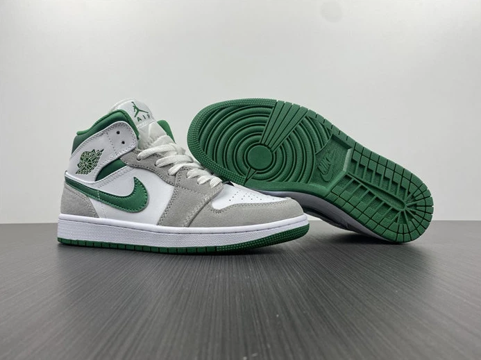 4361 Jordan1 Mid SE Grey Green DC7294- UrbanStyle 450