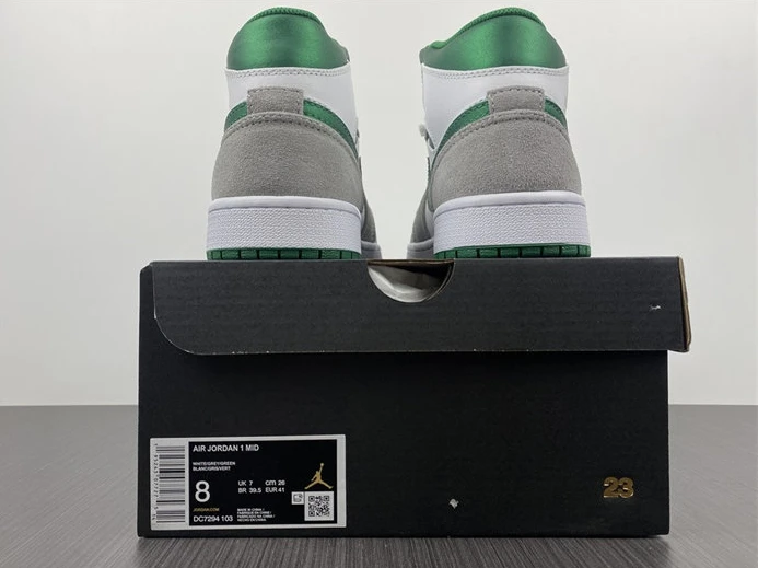 4361 Jordan1 Mid SE Grey Green DC7294- UrbanStyle 450