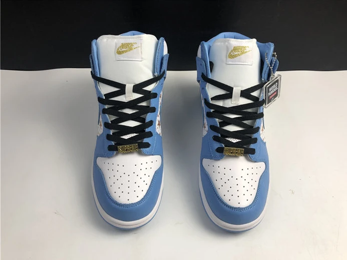 4444 Nike Dunk High Pro SB Supreme Blue Stars 307385- GoAnywhere 2209