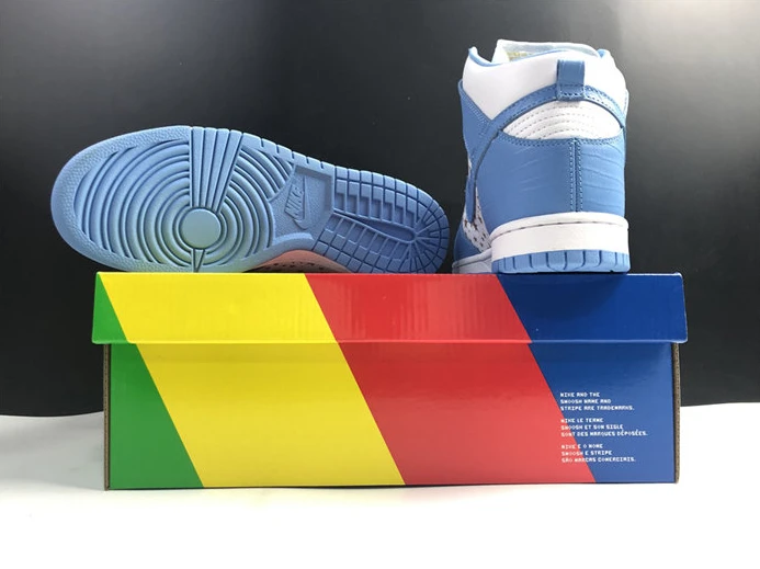4444 Nike Dunk High Pro SB Supreme Blue Stars 307385- GoAnywhere 2209