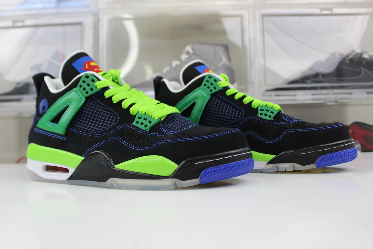 4560 GOAT Air Jordan 4 Doernbecher Black Green Superman GoodFit 793
