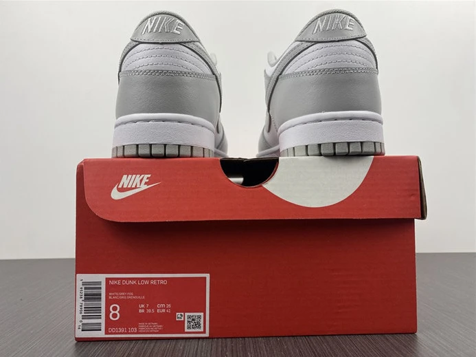 4563 Nike Dunk Low Grey Fog DD1391- SmartChoice 2039