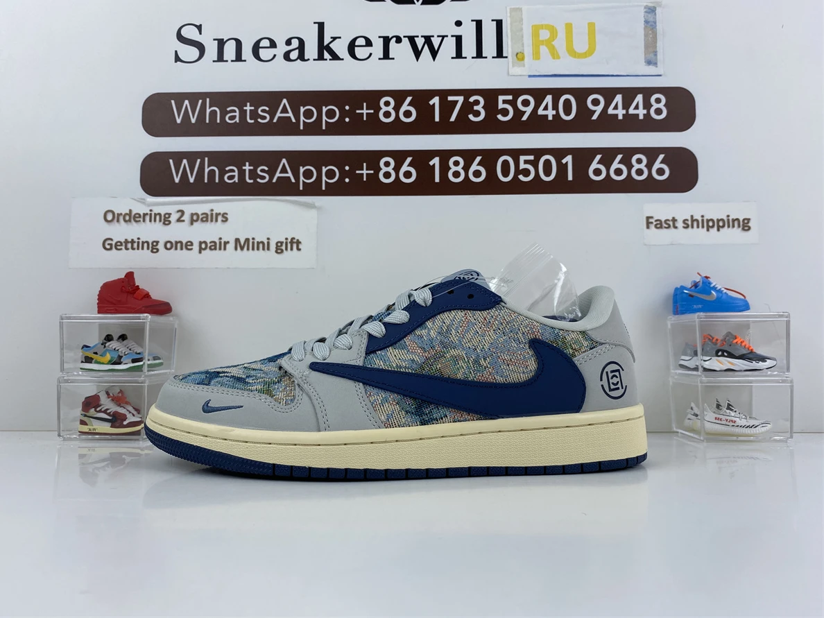 463 Fraent x Travis Scott Air Jordan 1 Low DailyWear 564