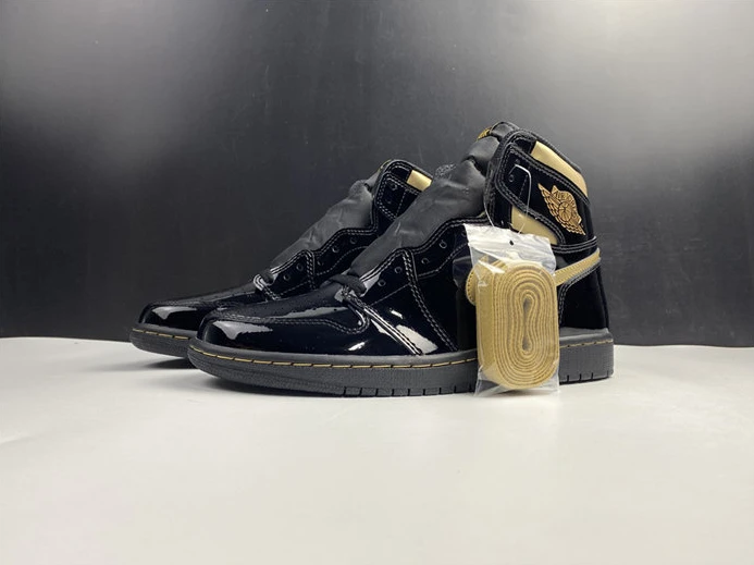 4706 Jordan1 Retro Black Metallic Gold 555088- GoodFit 544