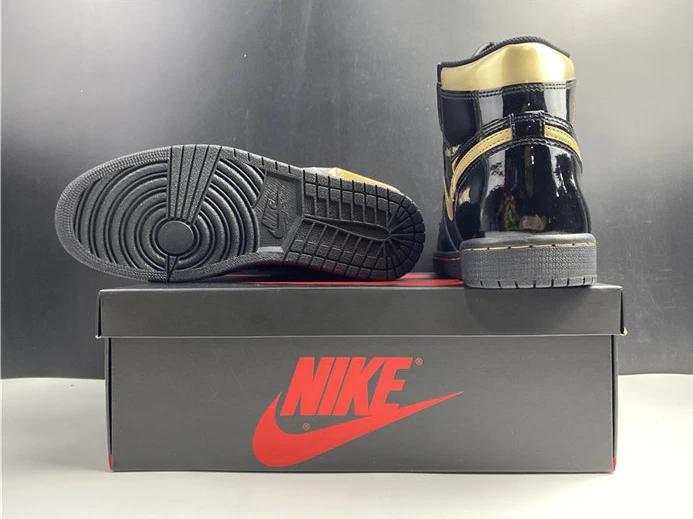 4706 Jordan1 Retro Black Metallic Gold 555088- GoodFit 544