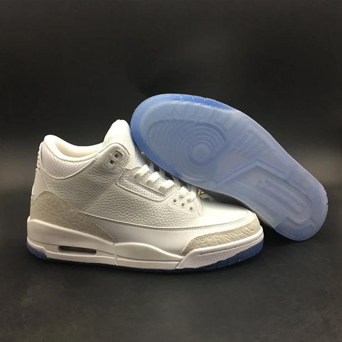 4835 Jordan 3 Retro Pure White 398614- Fashionable 744