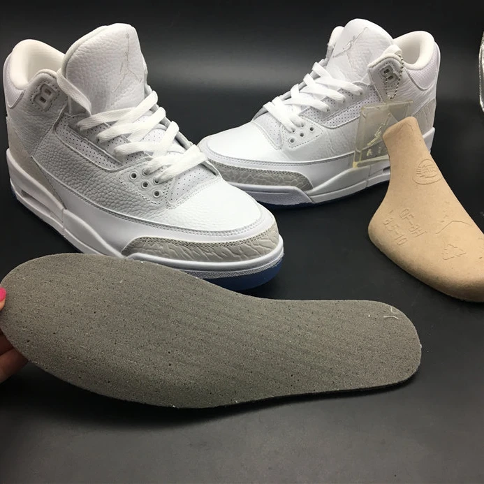 4835 Jordan 3 Retro Pure White 398614- Fashionable 744