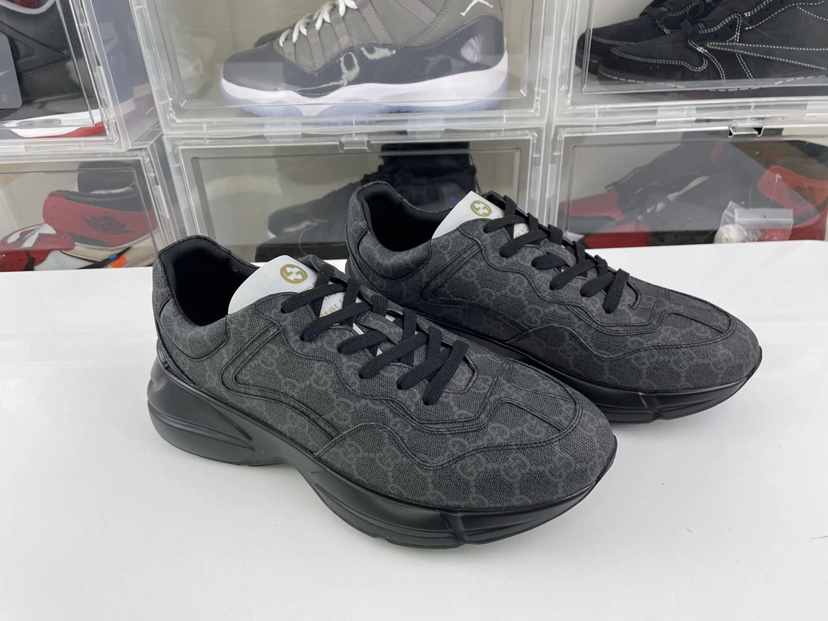 4944 GUCCI Rhyton Black GG Supreme Sneaker SmartChoice 97