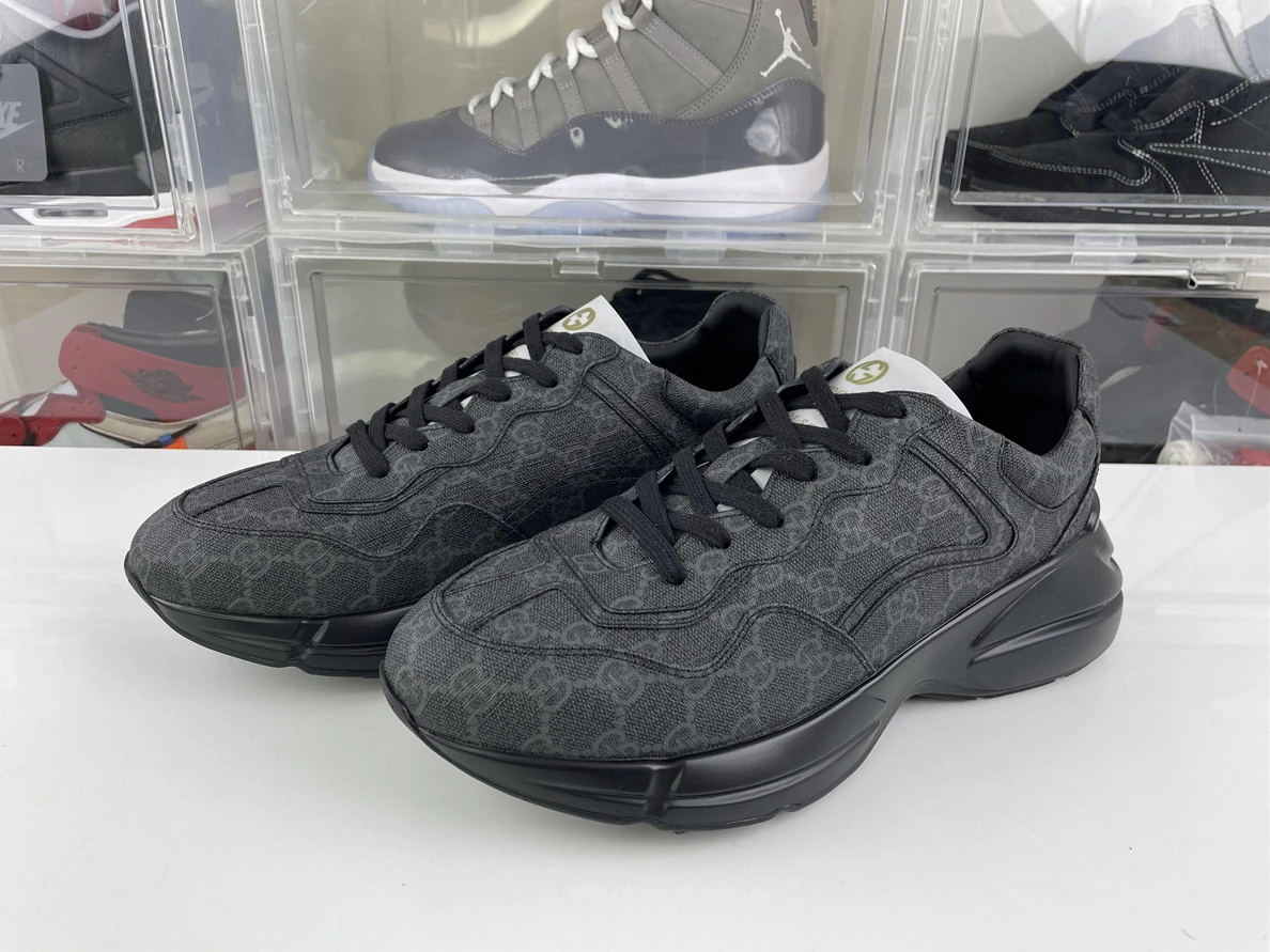 4944 GUCCI Rhyton Black GG Supreme Sneaker SmartChoice 97