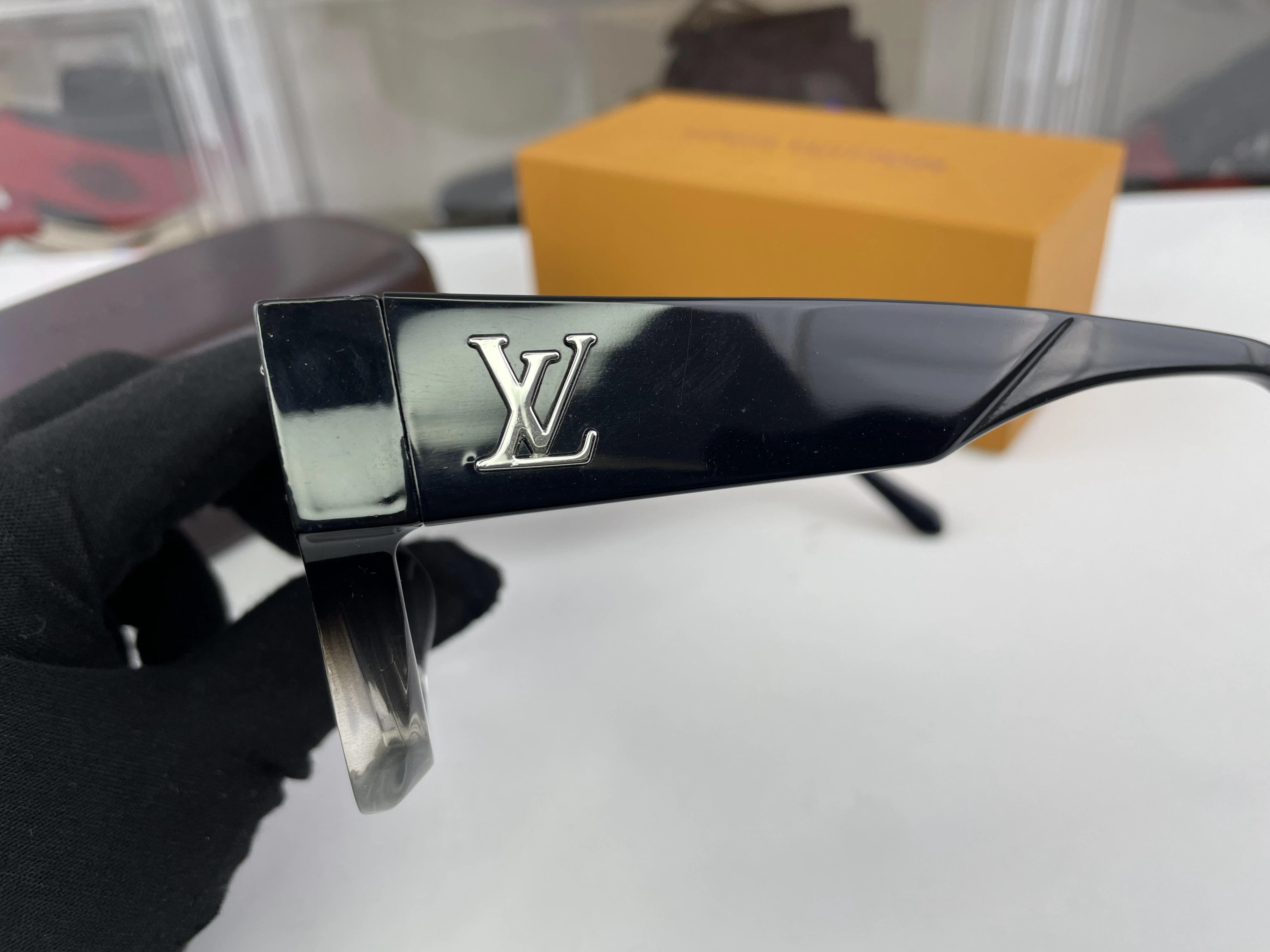 4967 Louis Vuitton Black Purple Sunglasses NewStyle 366