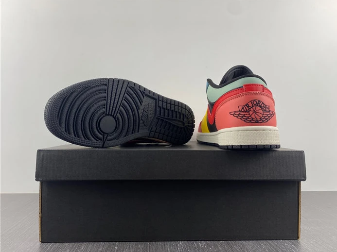 5127 Air Jordan 1 Low SE Black Multi-Color DN3739- NewStyle 654